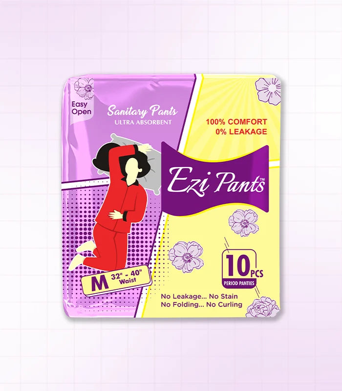 Ezi-Pants Sanitary Pants Ultra Absorbent Protection upto 12 hours